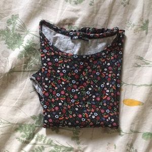 Zara short sleeve boxy T-shirt